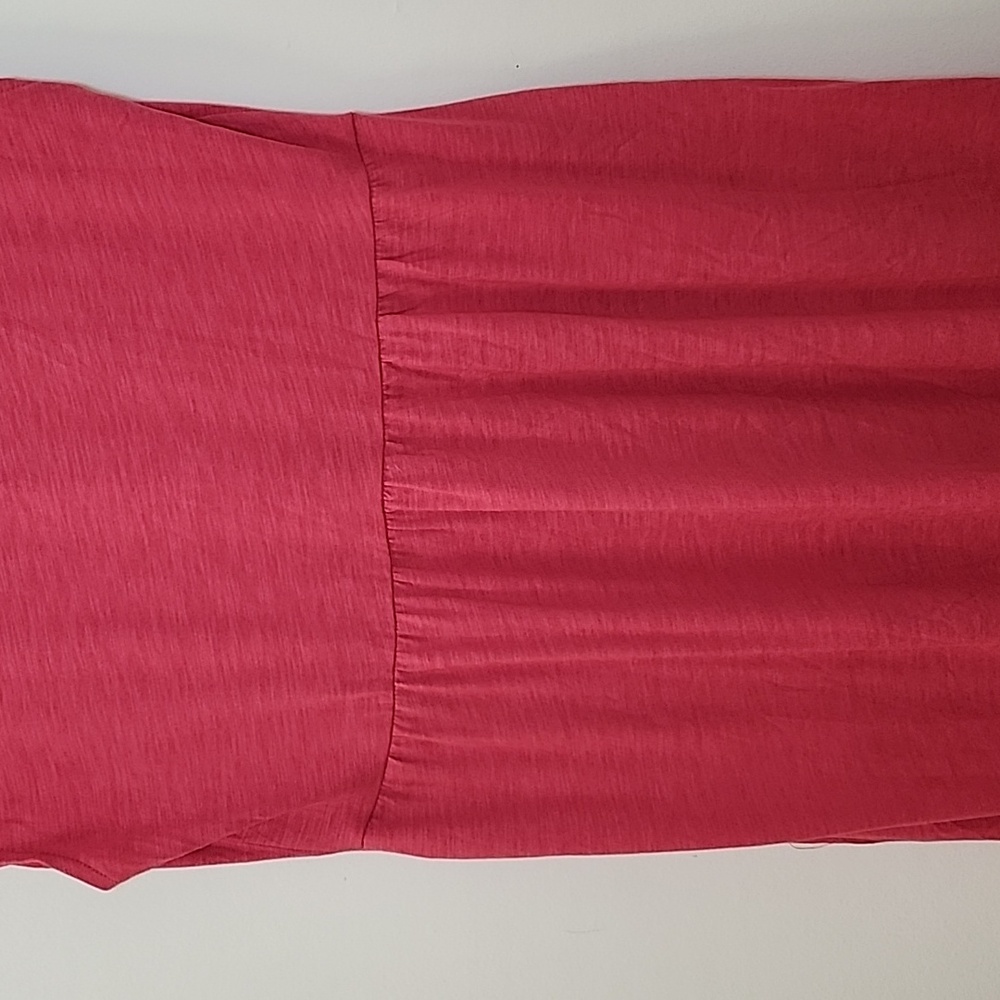 NWOT Boden Pink Chloe Notch Jersey Maxi Barbiecore Dress Sz 8 - Picture 14 of 16